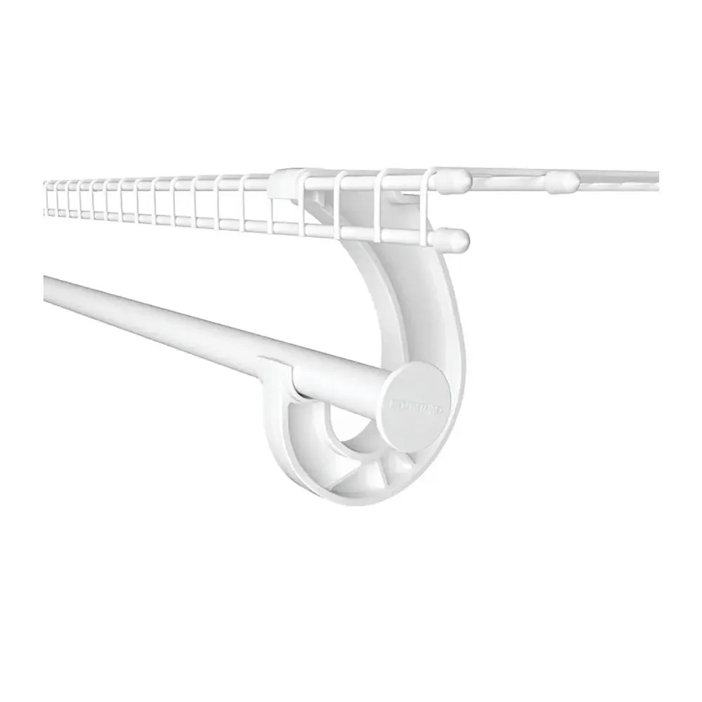 ClosetMaid 5629 Support for SuperSlide Hanging Bar, White 10 Pack NEW